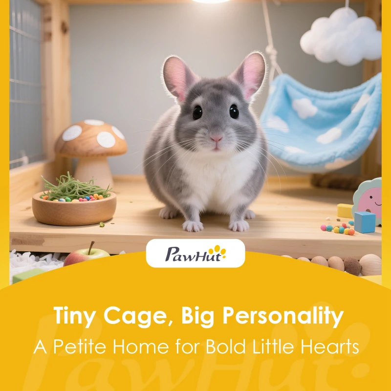 PawHut Small Animal Cage Waterproof Mat DIY Animal Playpen for Guinea Pigs Rabbits 12 Panels and Door Black