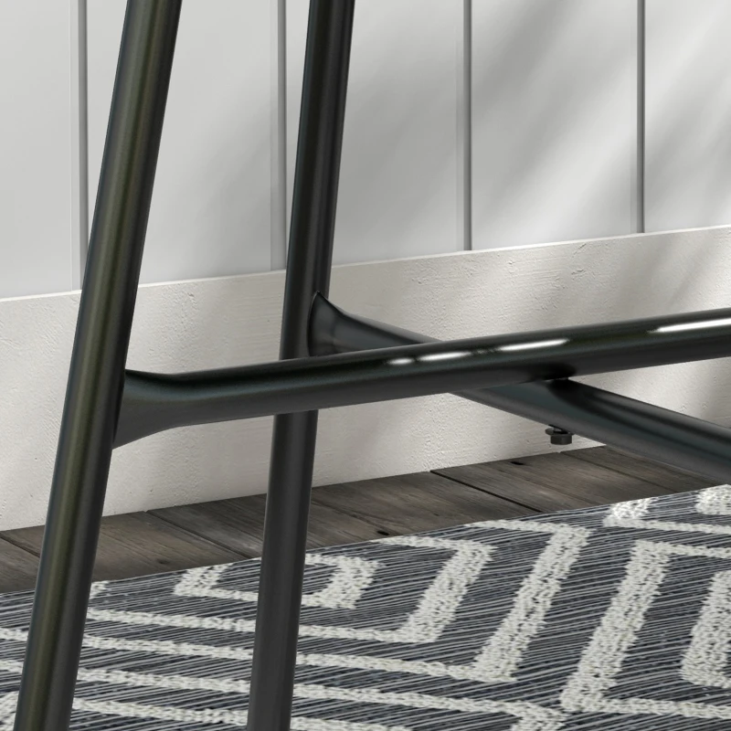 Outsunny Rattan Side Table, Round Outdoor Table, with Round PE Rattan and Tempered Glass Table Top for Patio, Garden, Light Green