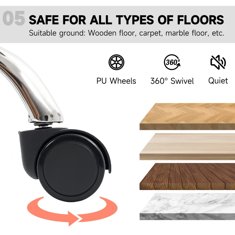 Vinsetto Massage Office Chair, Reclining Computer Chair with Adjustable Height and Footrest, Dark Brown