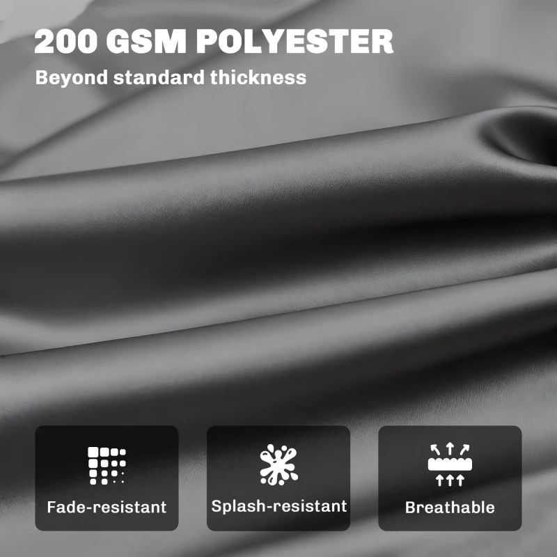 Outsunny Porch Swing Cushion Garden Bench Cushion with Backrest, Non-Slip 2-seater Soft Pad, Swing Chair Mat Replacement for Indoor and Outdoor, 39.4" x 38.6", Dark Grey