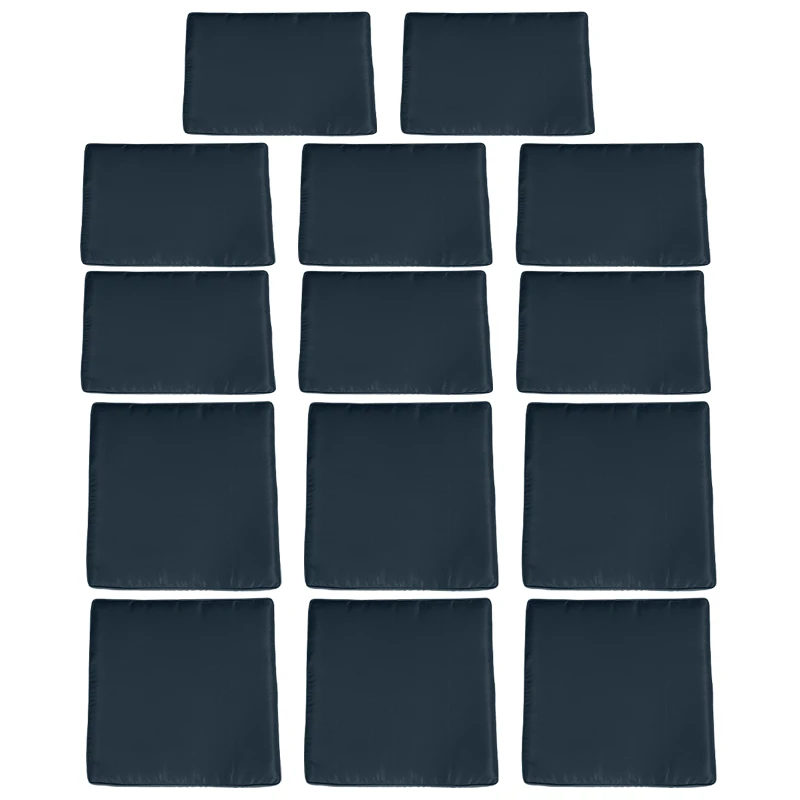 Outsunny Outdoor Patio Rattan Sofa Set Cushion Polyester Cover Replacement- No Cushion Included