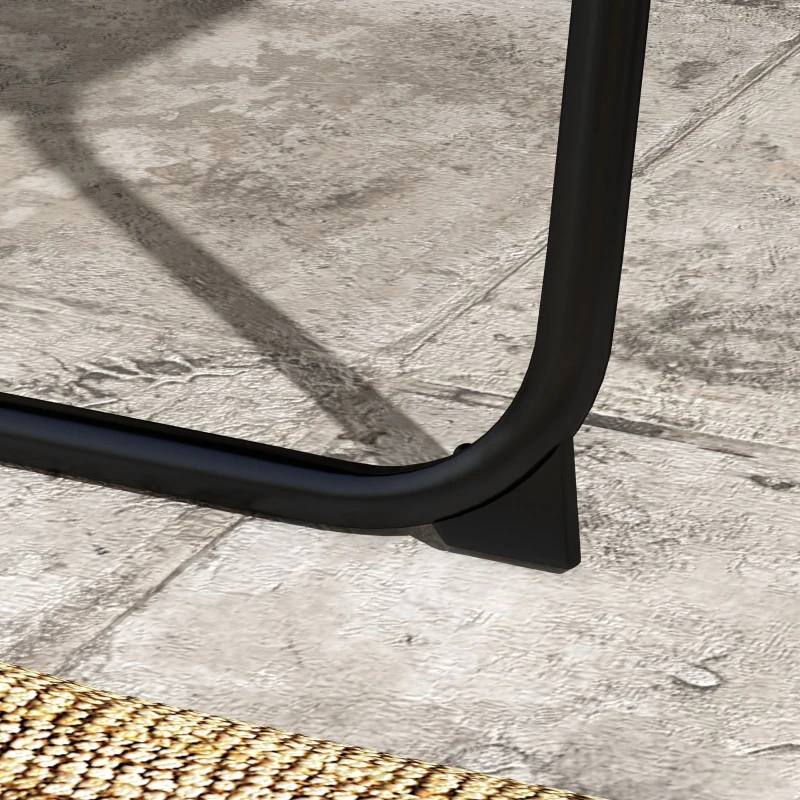 Outsunny Outdoor Lounge Chair with Padded Cushion, Folding Reclining Patio Garden Chair with Recline Back, Footrest, for Poolside, Patio, Grey