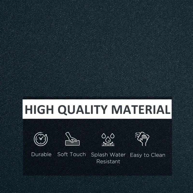 Outsunny Outdoor Patio Rattan Sofa Set Cushion Polyester Cover Replacement- No Cushion Included