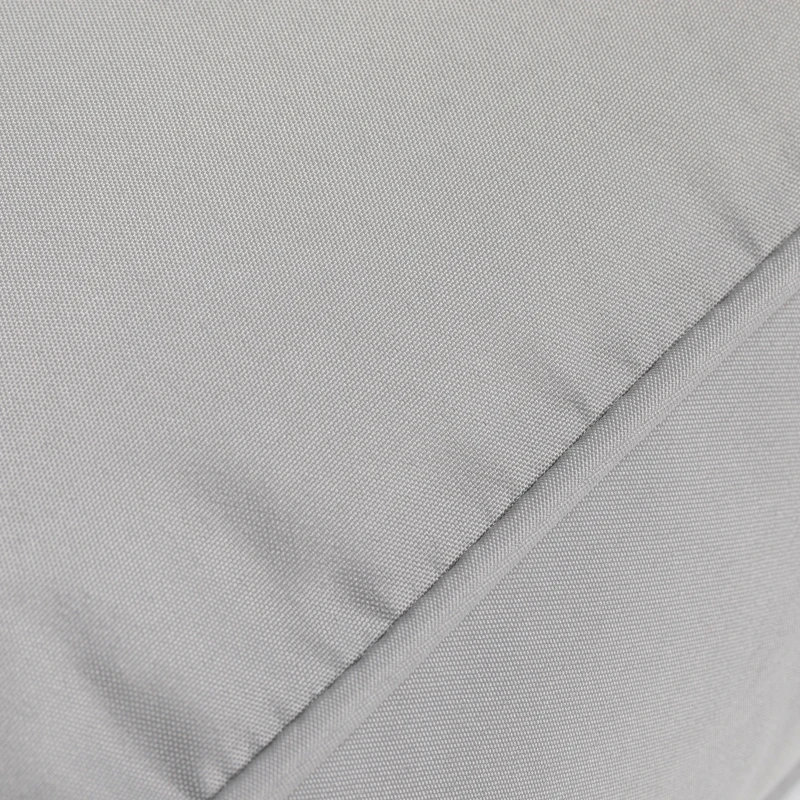 Outsunny Patio Chair Cushions, Thick Deep Seat Outdoor Seat Cushion with Back Cushion, Light Grey