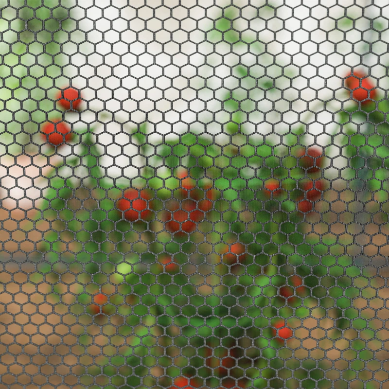 Outsunny 8' x 4' Crop Cage, Garden Plant Protector, with 2 Zippered Doors and 6 Ground Stakes, for Garden, Yard, Lawn, Black