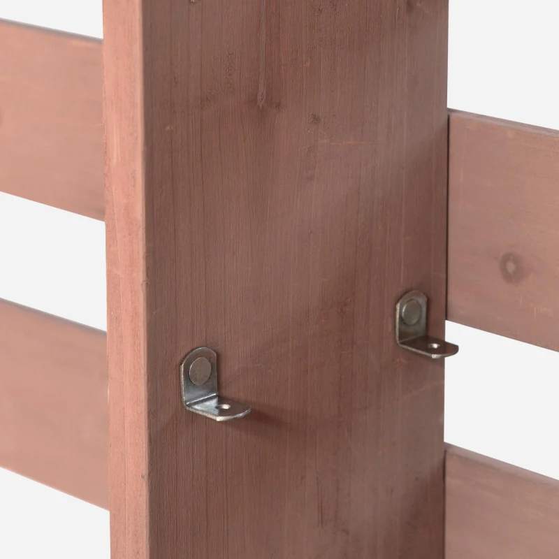 Outdoor Potting Bench Table with 2 Large Drawers, 4 Lockable Wheels, Wooden Kitchen Island with Stainless Steel Top, 52'' L x 22'' W x 65'' H, Brown