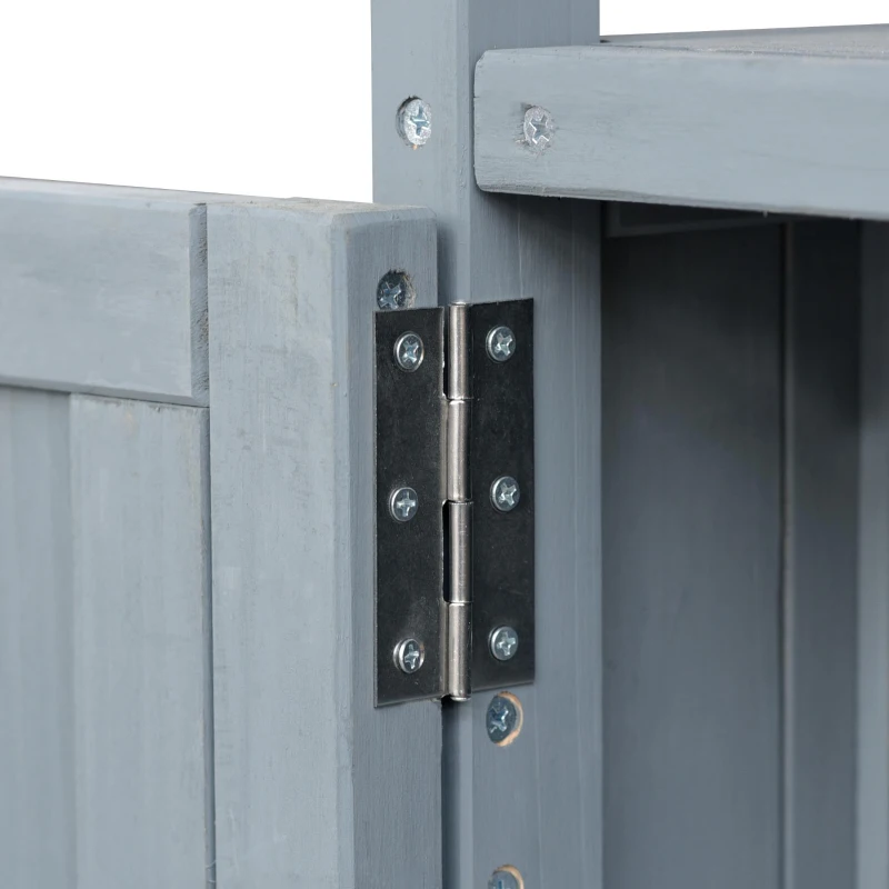 Outdoor Kitchen Island with Stainless Steel Top and Modular Shelves, Rolling Bar Cart with Spice Racks, 50'' L x 18.5'' W x 36'' H, Grey+Blue