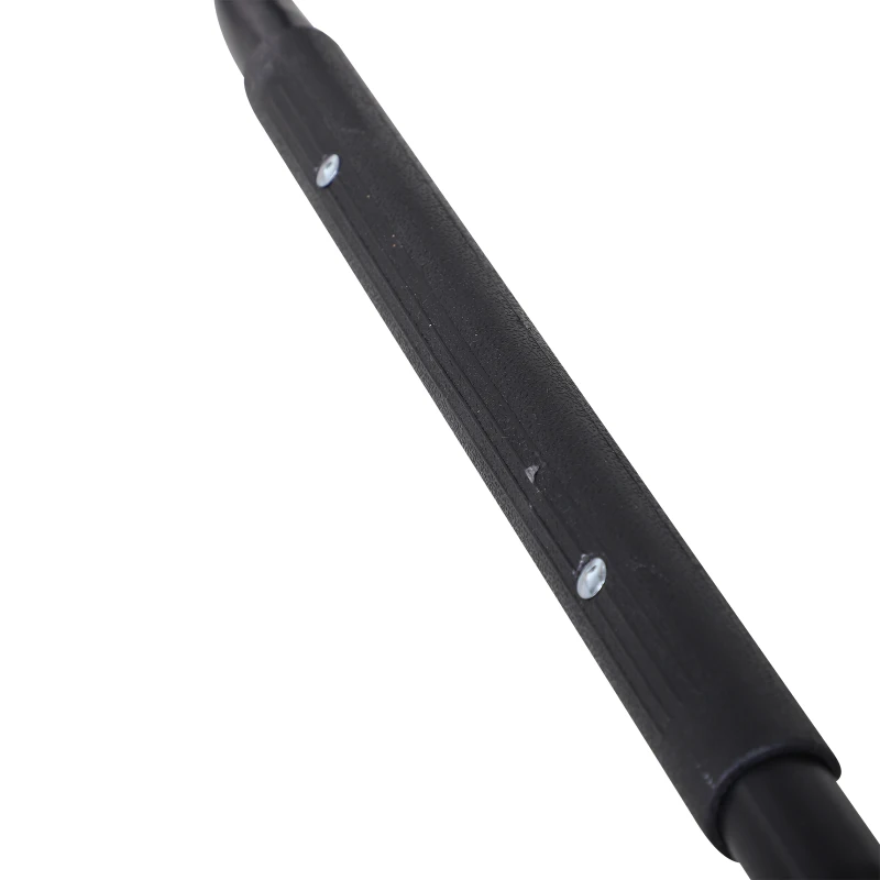 Outsunny 2 Piece Foldable Lounge Chair with Canopy Shade, Outdoor Zero Gravity Chair with Side Tray & Cup Holder, Reclining Lounger with Breathable Mesh Fabric Seat, Pillow, Beige