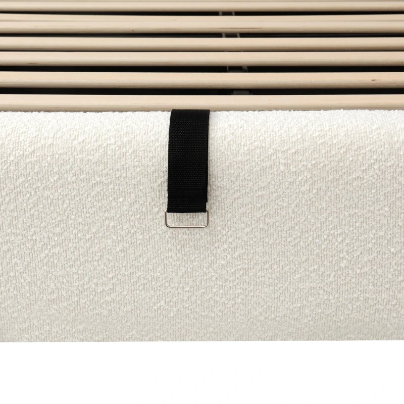 King Size Hydraulic Lift Storage Bed with Upholstered Curved Headboard, Hidden Under-Bed Storage for Bedroom, 86'' L x 80'' W x 35'' H, White