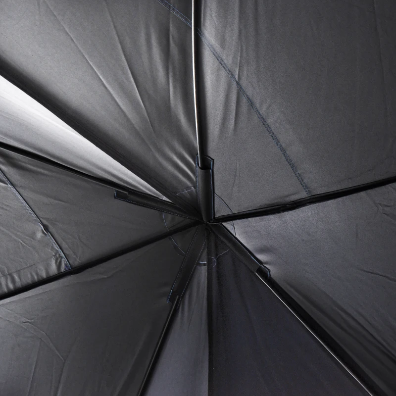 Outsunny 5-8 Person Pop-up Ice Fishing Shelter, Portable Ice Fishing Tent, 300D Waterproof Oxford Fabric, Includs Ground Stakes and Ropes, Blue