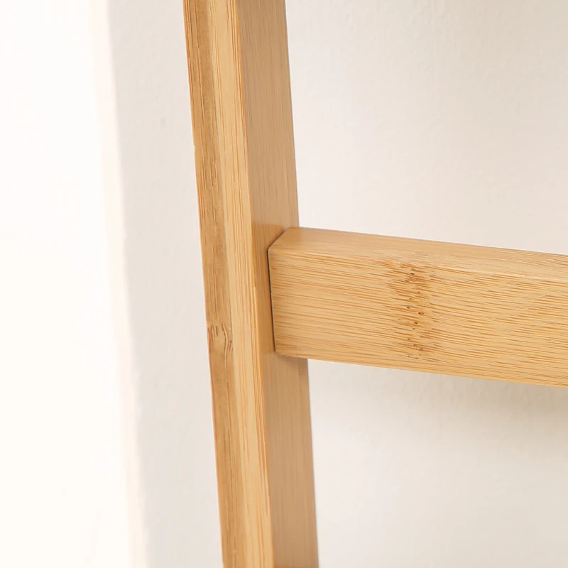 Outsunny 3-Tier Plant Stand, Plant Shelf Rack, Folding Bamboo Display Stand, 98x37x96.5cm, Natural