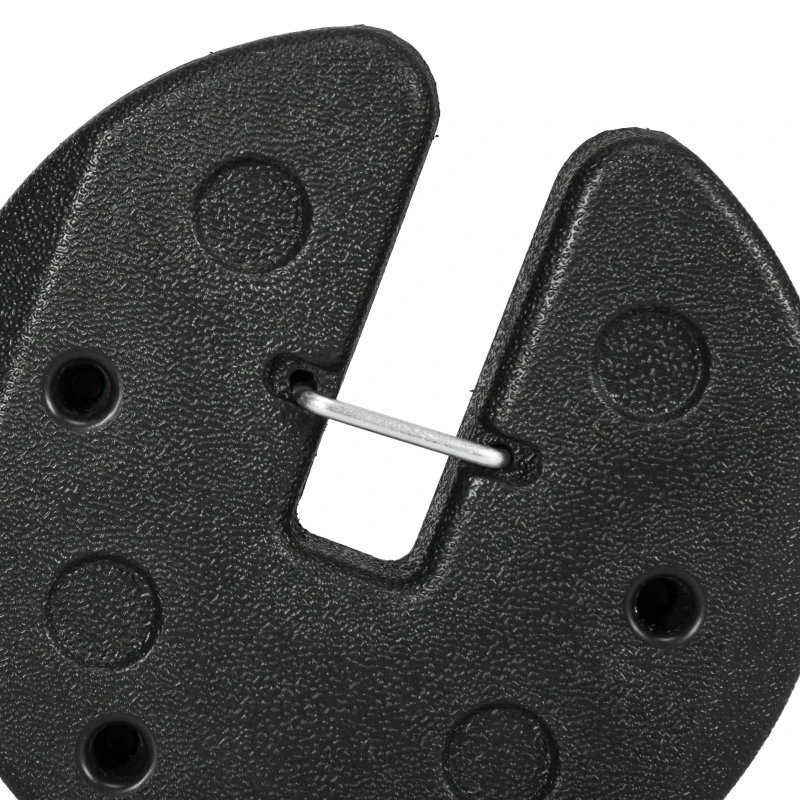 Outsunny Tent Weights Set of 4, Total 26 LBS Weights for Canopy Gazebo Legs with Reinforced Pins and Carry Belt