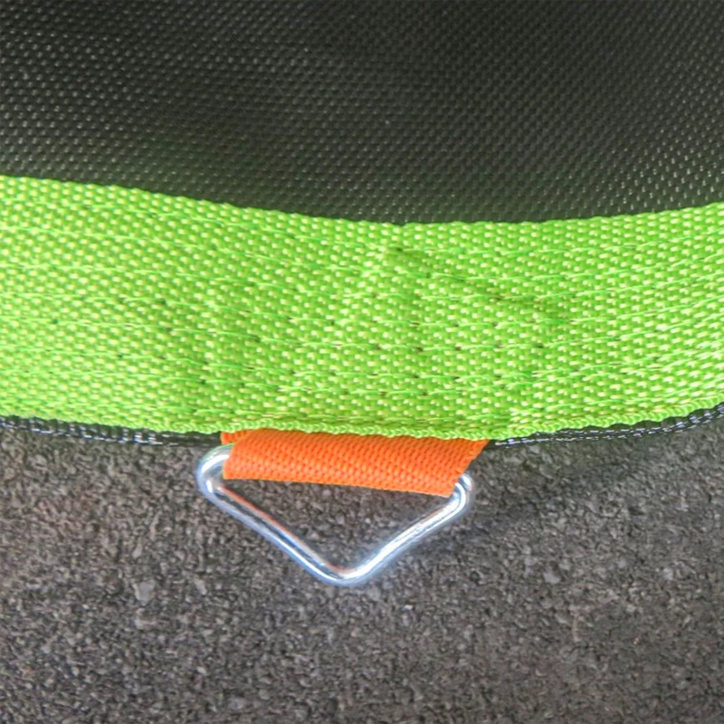 Soozier Trampoline Replacement Mat, Fits 14' Trampoline w/ 80 V-Hooks & 5.5" Springs (Spring & Frame not Included), Green