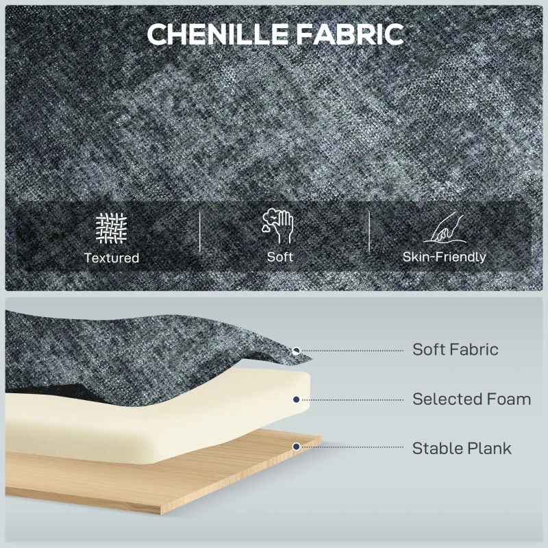 HOMCOM Power Recliner Chair, Fabric Upholstered Recliner Chair with USB Ports, Swivel and Rocking Function, Footrest, Dark Grey