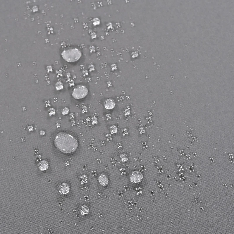 Outdoor Dining Set with HDPE Chair Backs and Foam Cushions, Multi-Person Patio Set for Balcony and Garden, 63'' L x 31.5'' W x 32.5'' H, Gray