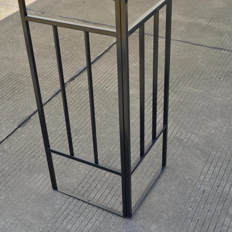 Outsunny 10x13ft Steel Gazebo Sun Shelter Patio Outdoor Party Event Canopy Vented Roof Cream White