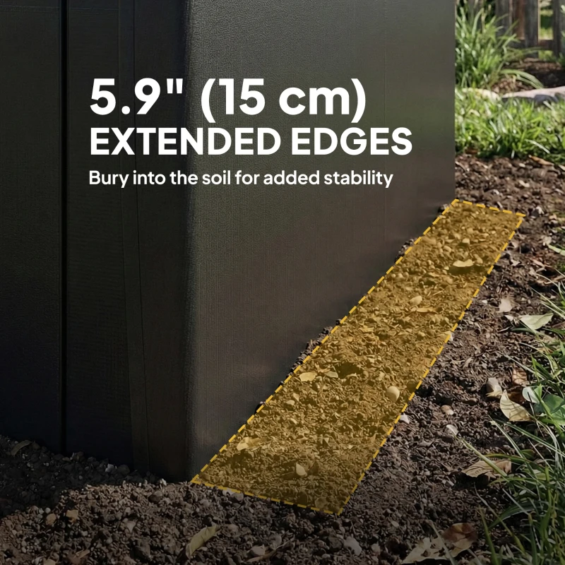 Outsunny 10' x 19' Heavy Duty Carport, Portable Garage Car Canopy Tent Shelter with Reinforced Galvanized Frame, Dark Grey