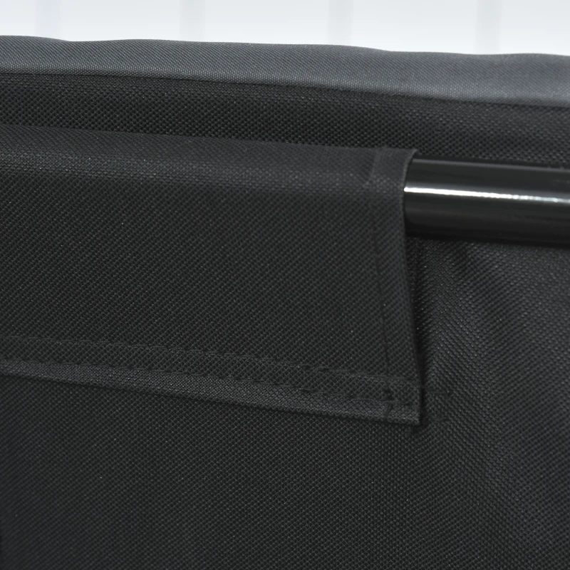 Outsunny Foldable Lounge Chair, Reclining Patio Sun Lounger with 6-Position Adjustable Back, Grey