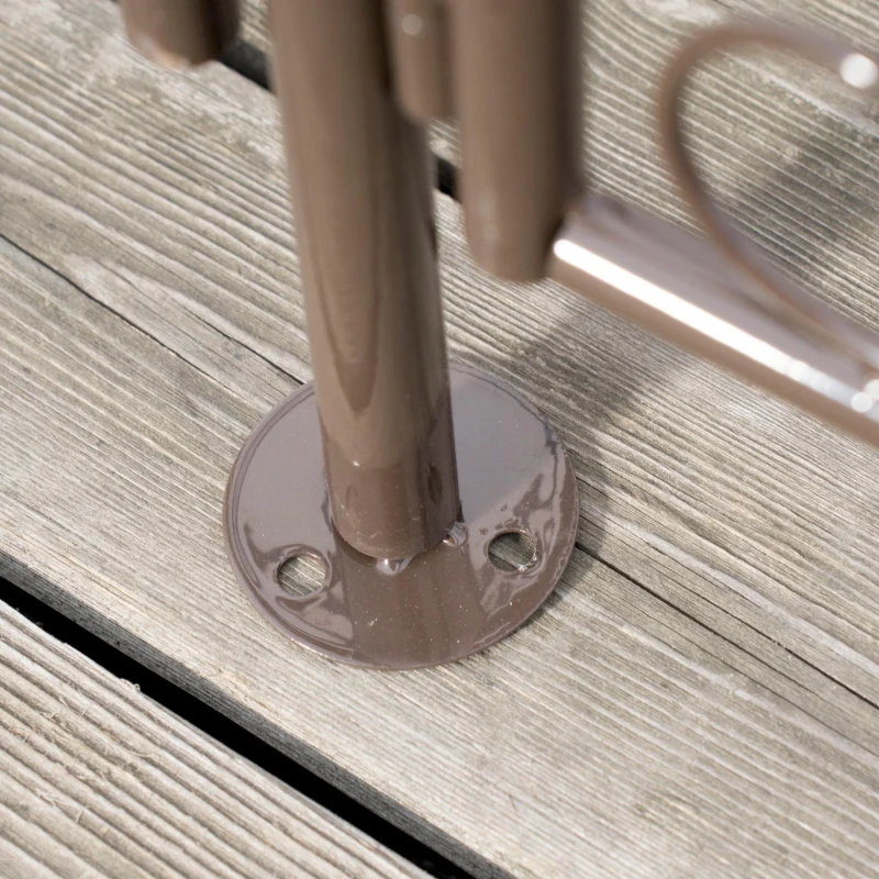 Outsunny 7ft Garden Arch Trellis, Metal Arch, Outdoor Garden Arbor for Climbing Plants, Wedding Decoration