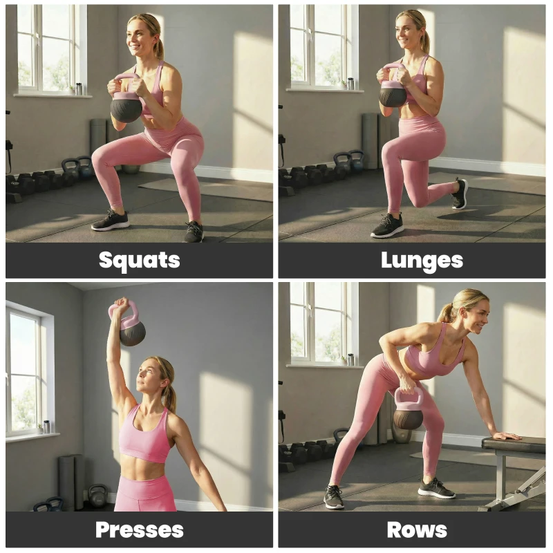 Soozier Soft Kettlebell, 11lb Kettle Bell with Anti-Slip Grip for Home Gym Weight Lifting and Strength Training