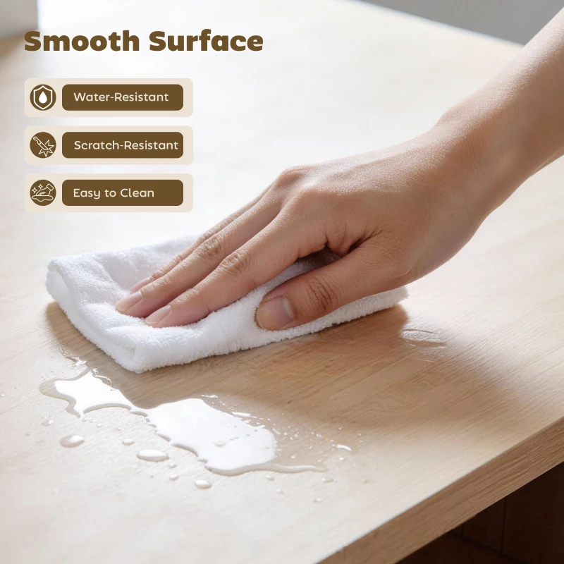 HOMCOM 30" Sideboard with Patterned Doors, Buffet Cabinet with Drawer and Cabinet for Dining Room, Oak