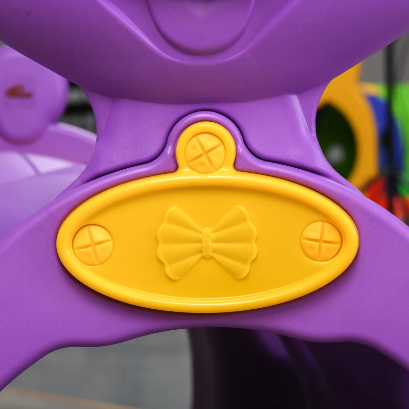 Qaba Lion Design Tunnel for Kids to Crawl Through, for 3-6 Years, Purple