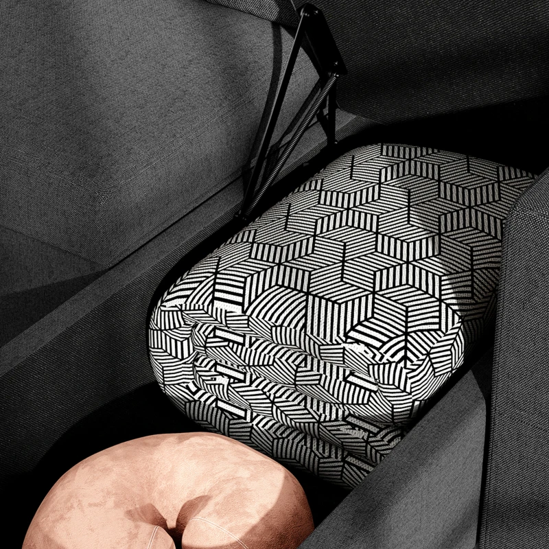 HOMCOM Convertible Corner Sofa Bed, Built-In Storage & 3 Removable Back Cushions, Black