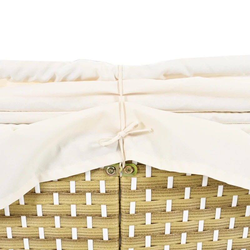 Round Rattan Patio Daybed with Retractable Canopy and Table, Versatile Sunbed with Separate Garden Seating, 66.5" L x 65" W x 53.5" H, Beige