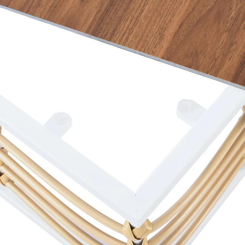 All-Weather 7-Piece Patio Sectional with Cushions & Coffee Table, Metal Furniture with Modular Design for Garden, 25" L x 25" W x 24" H, White