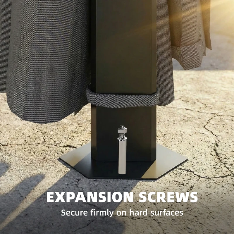 Outsunny 10 x 13 ft Louvered Pergola with Steel Roof, Curtains, Outdoor Metal Pergola Gazebo with Drainage Gutters, Grey