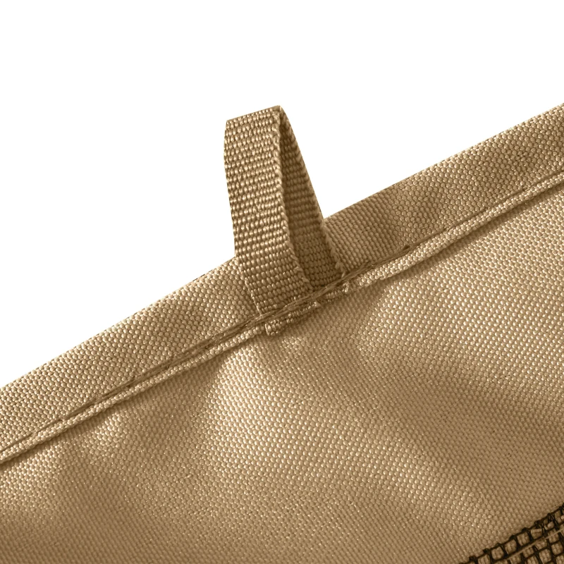 Outsunny Replacement Mesh Sidewall Netting for 10' x 10' Gazebos and Canopy Tents with Zippers, (Sidewall Only) Beige