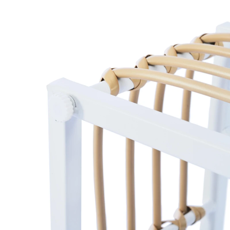 All-Weather 7-Piece Patio Sectional with Cushions & Coffee Table, Metal Furniture with Modular Design for Garden, 25" L x 25" W x 24" H, White