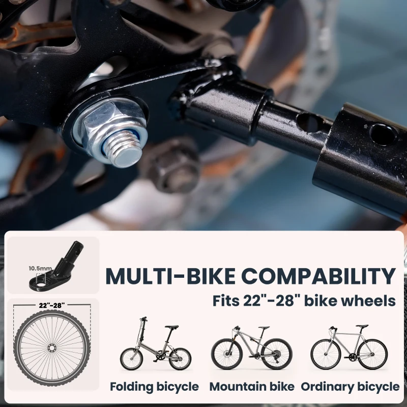 Soozier Bike Cargo Trailer, 45 Gal Bicycle Trailer Wagon Cart with Cargo Net, Quick Release 20" Wheels, Safe Reflectors