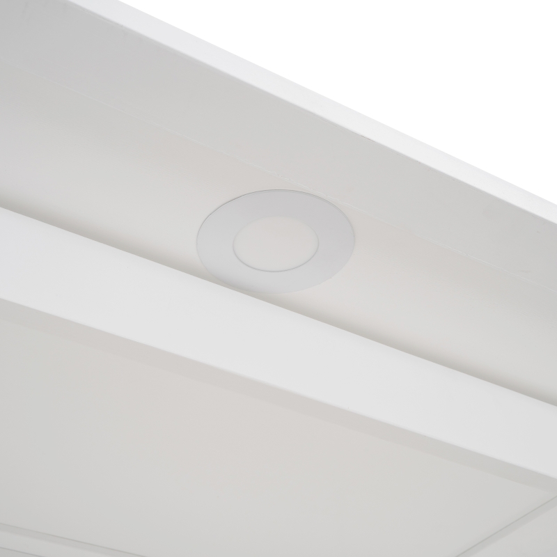 Full Size Murphy Bed with Shelves and LED Lights, Space-Saving Wall Bed with Flexible Slats, 87" L x 81" W x 83.5" H, White