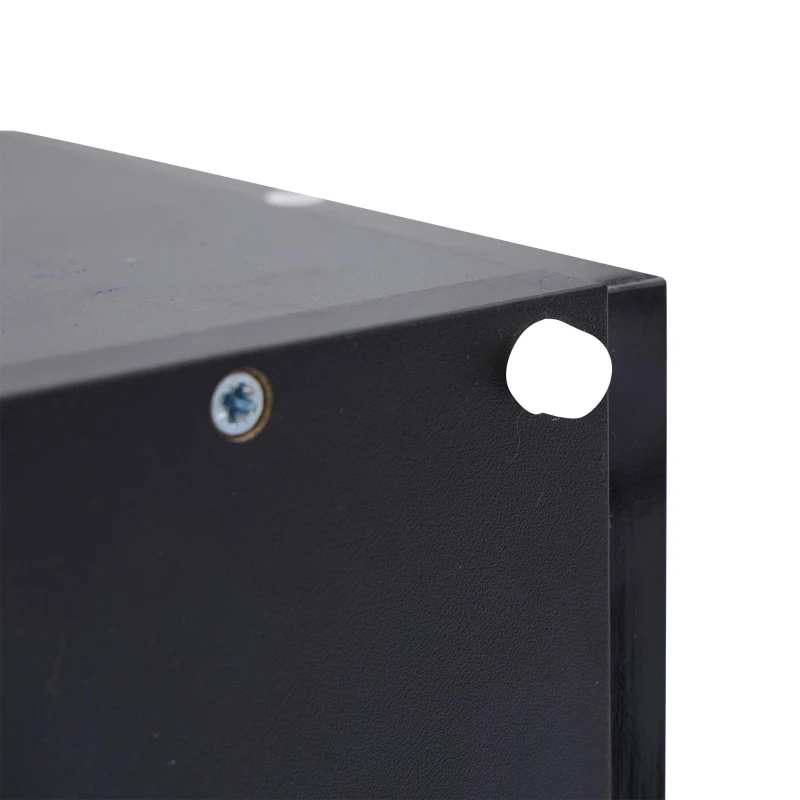 Sleek Lift-Up Coffee Table with LED Lighting and 4 Drawers, Durable Center Table for Living Room, 35.5" L x 21.5" W x 16.5" H, Black