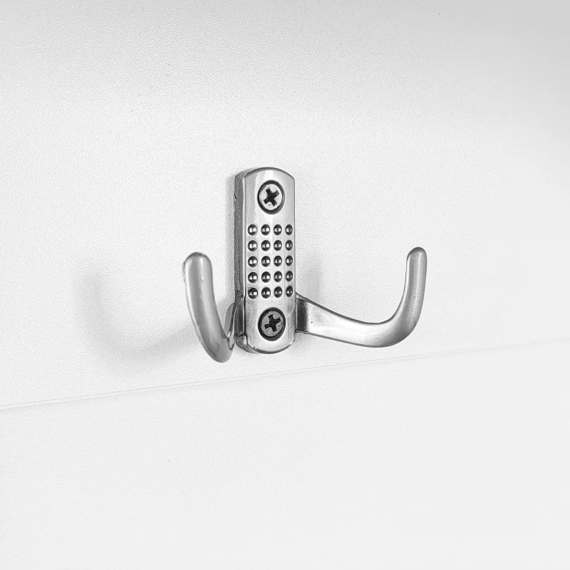 Space‑Saving Coat Rack with 4 Hooks and Top Open Shelf, Multifunctional Cabinet for Compact Homes, 40'' L x 18.5'' W x 72'' H, White