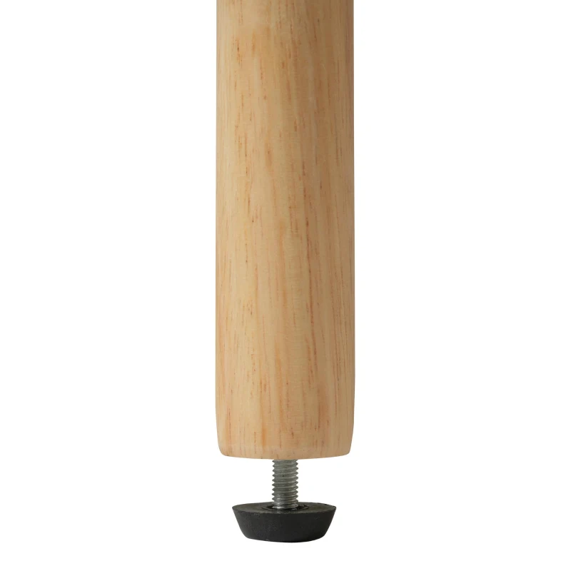 Stylish TV Stand with Rounded Corners and Oval Top, Versatile TV Cabinet for Living Room, 69" L x 15.5" W x 16.5" H, Natural Wood