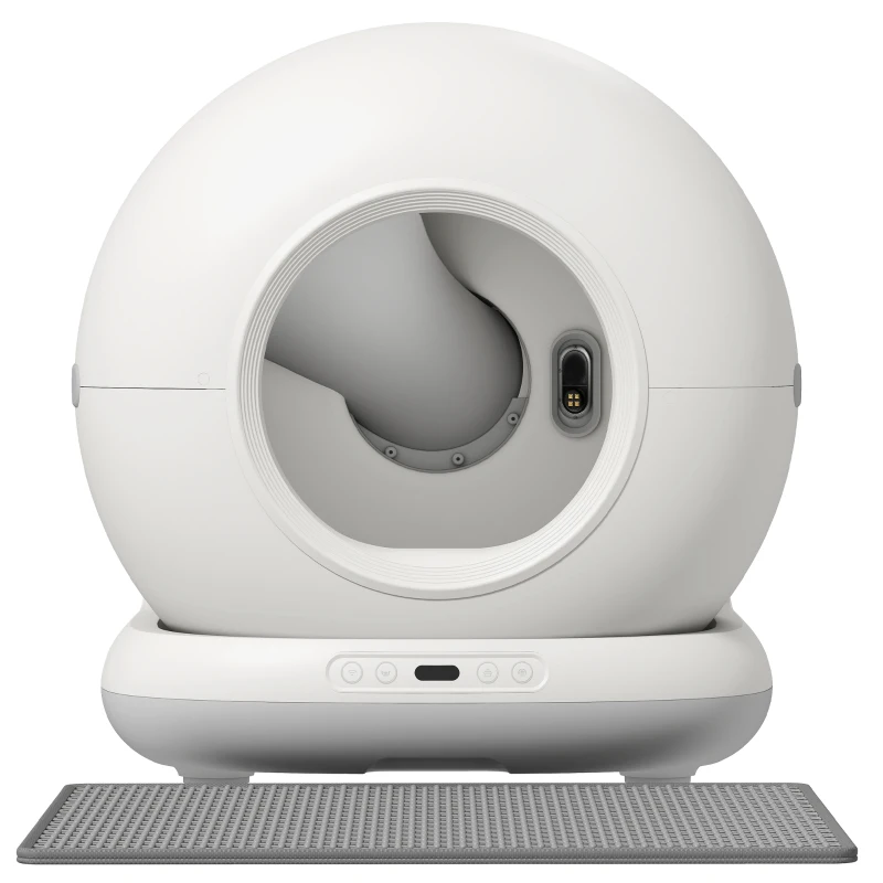 PawHut 72L Automatic Litter Box, Self Cleaning Litter Box, App Control, Odor & Noise Control, Safety Sensors, Deodorant Gel