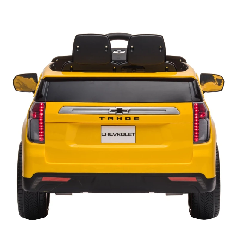 Aosom Electric Ride on Car 12V Kids Ride-on Toy, Yellow