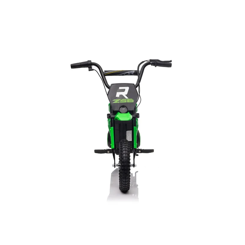 Aosom 24V 350W Electric Dirt Bike Up to 15 MPH w/ Twist Grip Throttle, Green