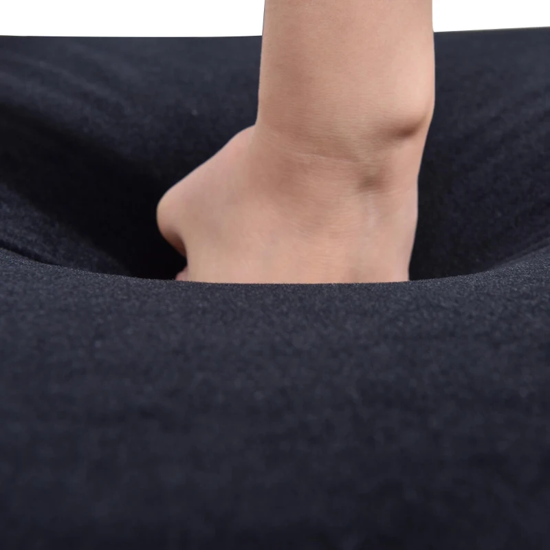 Elegant Chaise Lounge with Button-Tufted Design and Nailhead Trim, Right-Arm Facing Chaise for Living Room, 58" L x 26.5" W x 28.5" H, Black