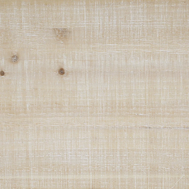 Vintage Farmhouse Console Table with Curved Edge and Distressed Wood Grain, Sturdy Sofa Table for Entryway, 52" L x 12" W x 31" H, Natural