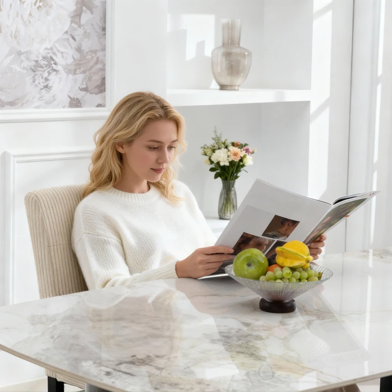 HOMCOM Modern Dining Chairs Set of 4, Kitchen Chairs with Rubberwood Legs and Padded Seat, Beige