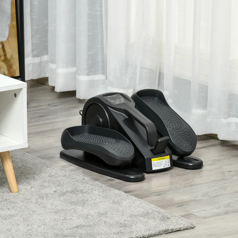 Soozier Foot Pedal Exerciser Mini Rehabilitation Bike w/ Adjustable Speed, LCD Display