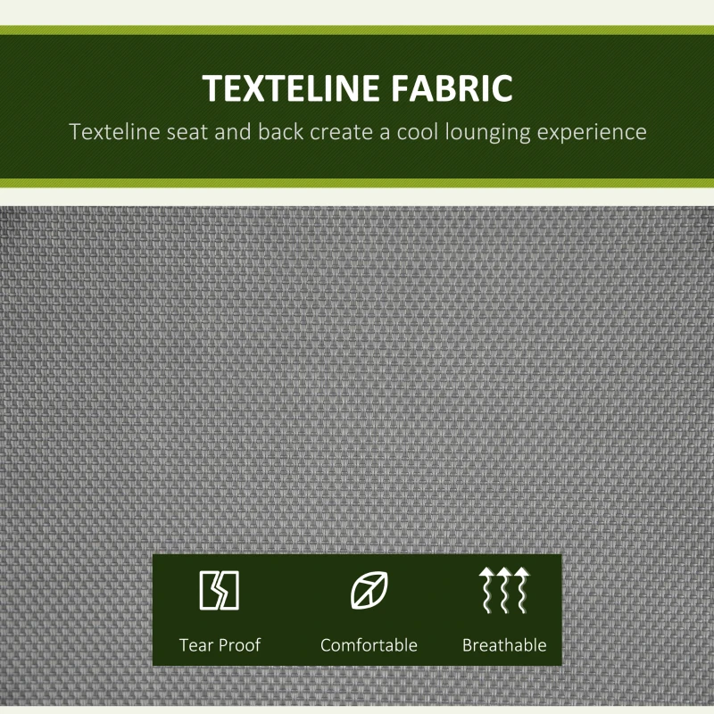 Outsunny 2-Seat Patio Swing Chair, Outdoor Porch Swing Glider w/ Tilting Canopy and Weather Resistant Steel Frame, Dark Grey