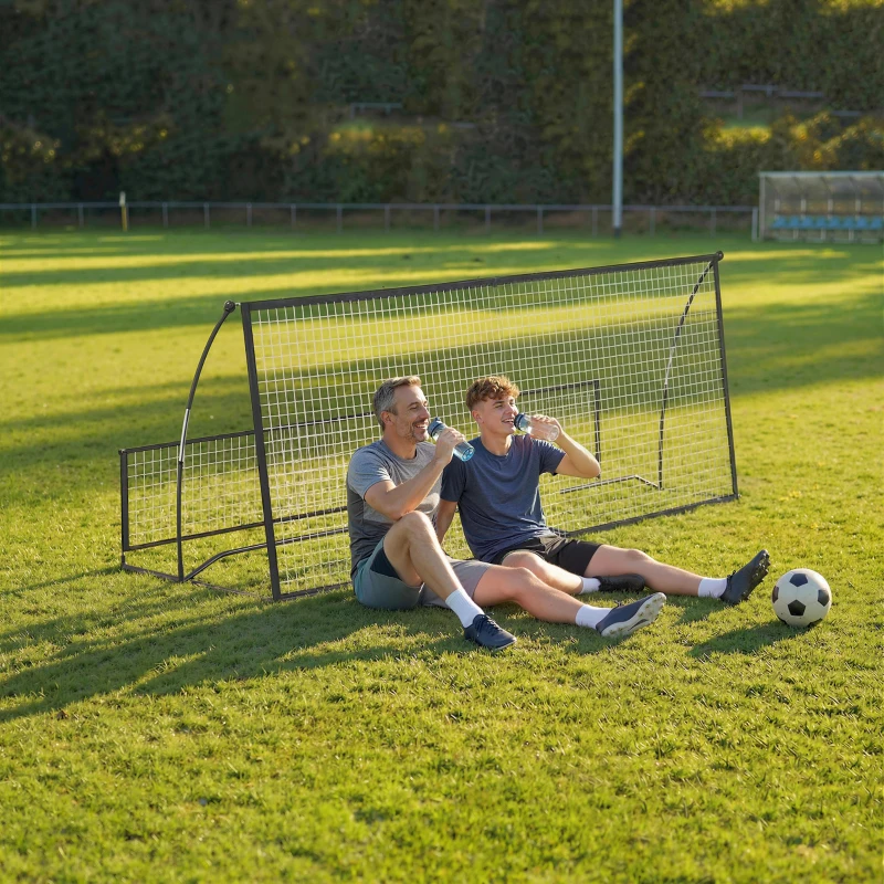 Soozier 2-in-1 Portable Soccer Rebounder Net, Dual-Sided and Foldable Bounce Back Net with Carry Bag for Soccer Baseball