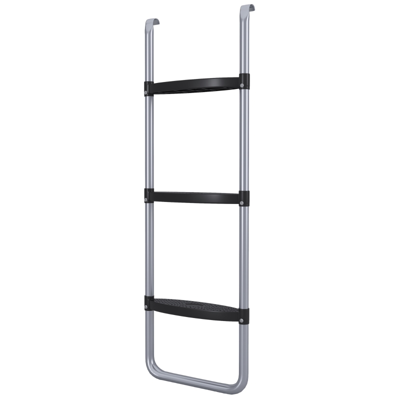 Soozier Trampoline Ladder Steel, 2/3 Steps Outdoor Trampoline Accessories, 38 Inch Length