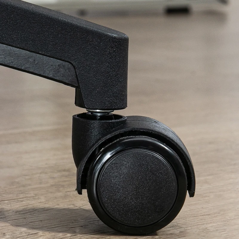 Vinsetto Office Chair, Mesh Computer Desk Chair with Adjustable Headrest, 4D Lumbar Support, Flip-up Arm, Black