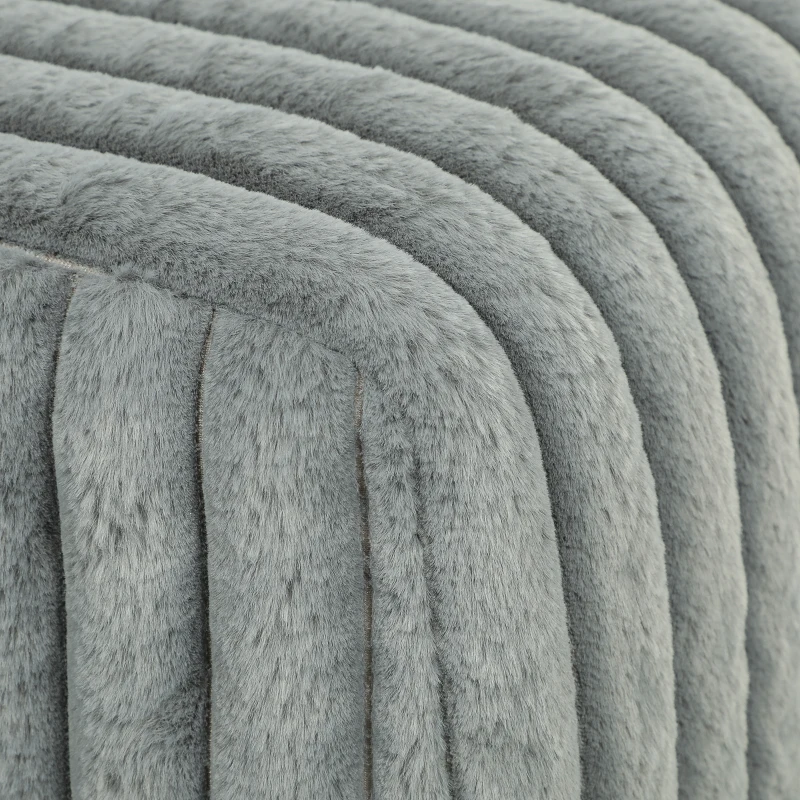 HOMCOM Sofa Bed, Sleeper Chair Bed with Pillow, Single, Grey