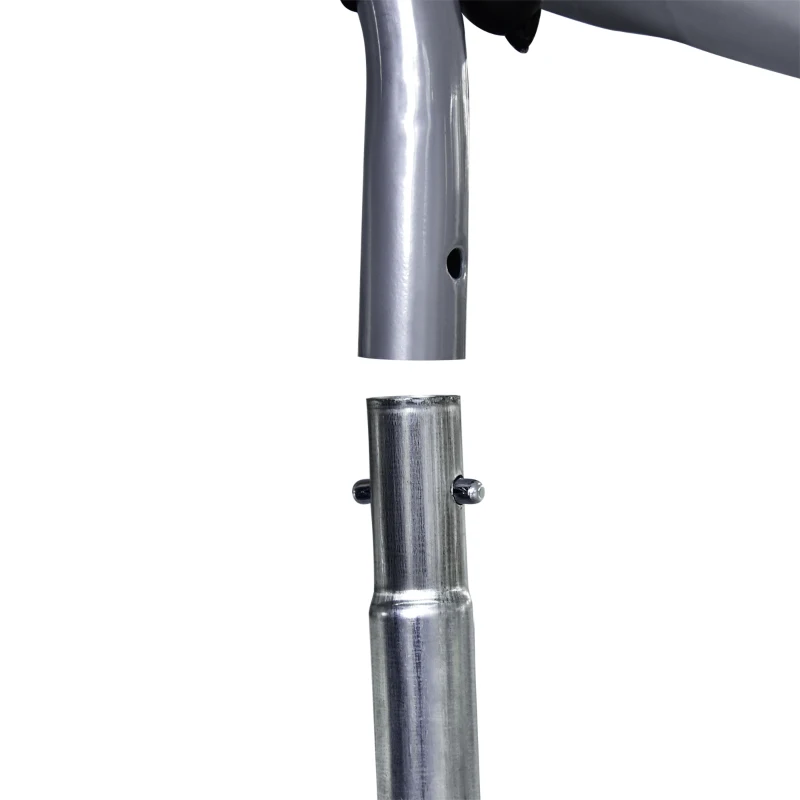 PawHut Metal Chicken Run 9.8' x 26.2' x 6.6' with Waterproof and Anti-UV Cover for Outdoor and Yard Farm Use(m-10)